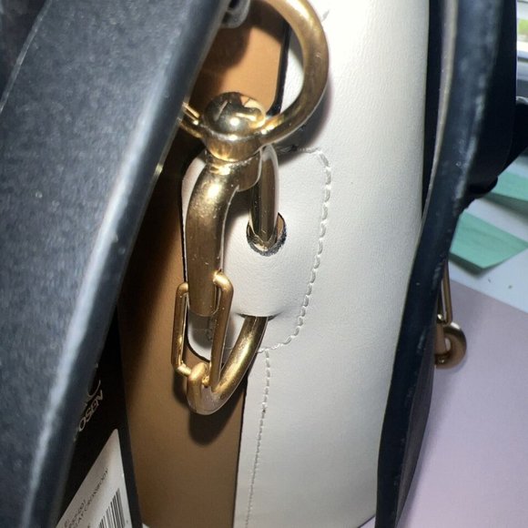 Zac Posen Belay Leather Crossbody, Multi-Black ,NWT - Picture 5 of 10